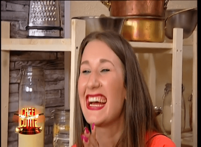 Antonela Pătruț, la Chefi la Cuțite /Foto: Captură video