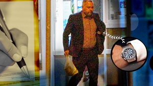 Ceas de bugetar... Mafiotul de la ANIF a apărut la un interviu oficial cu un Hublot de 15.000 €!