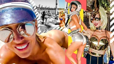 Miliardara Aneta de la Miami are talente ascunse: dansează sexy costumată în iepuraș, cosmonaut și...