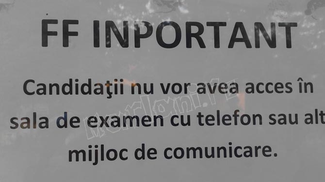 Avem dovada! Profesorii sunt mai praf decat elevii la BAC - Uite ce hal de afis au lipit pe usi intr-un liceu din GORJ - Ai crede ca e scris de femeia de serviciu, dar nu...