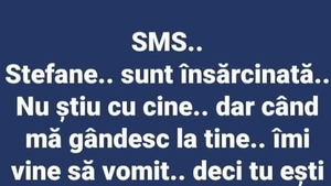 BANCUL ZILEI | "Ștefane, sunt însărcinată. Nu știu cu cine, dar.."