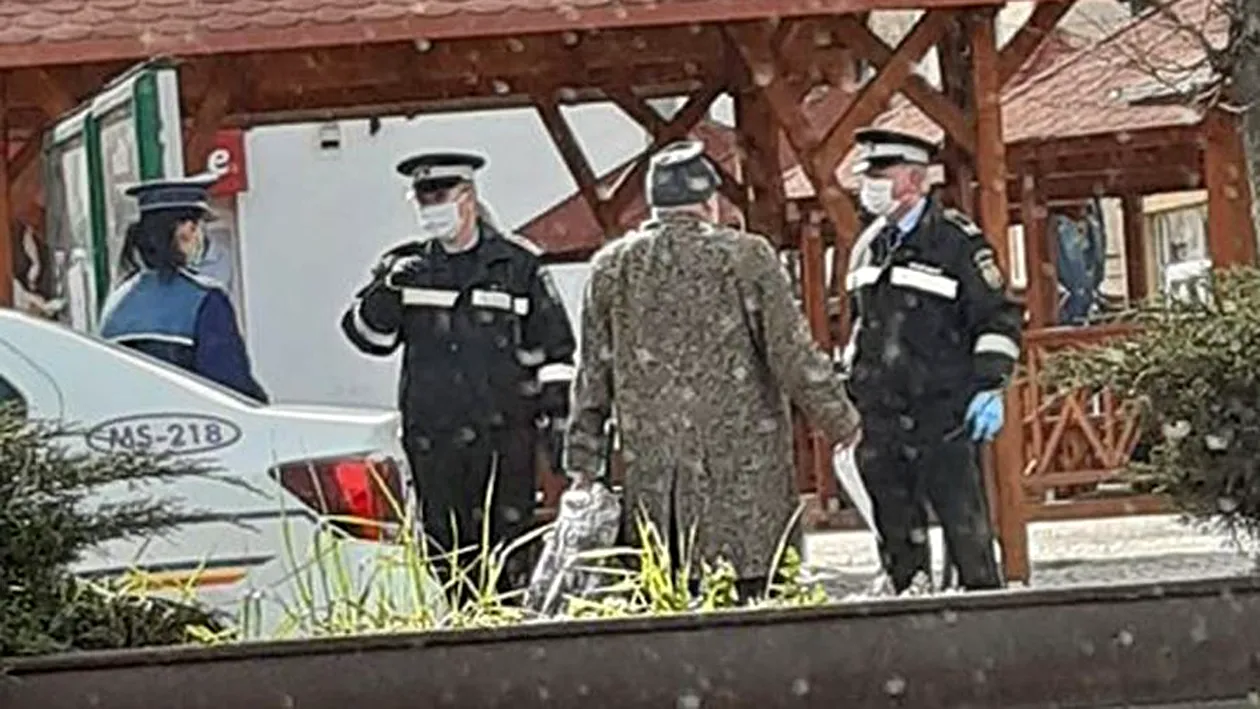 Ce i-au făcut polițiștii din Târgu Mureș unui pensionar, prins la ora 10:00 în oraș