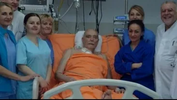 Ultima poză cu Mircea Albulescu pe patul de spital...