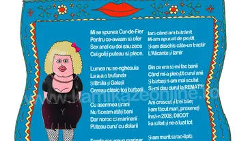 Mesajul demential de pe crucea Marianei Cur de Fier! Curu' inca-mi rezista, inima de nu-mi ceda! - Atentie, mesaje interzise pudicilor!