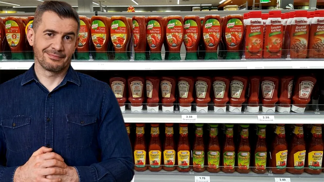 Consumi ketchup din supermarket? Din ce e făcut, de fapt, potrivit lui Dragoș Pătraru