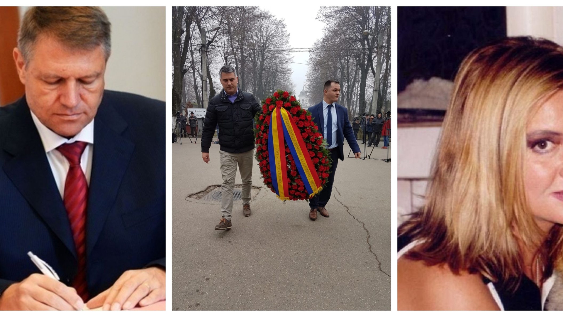 Mesajul dureros transmis de Klaus Iohannis, pe coroana adusă Cristinei Țopescu
