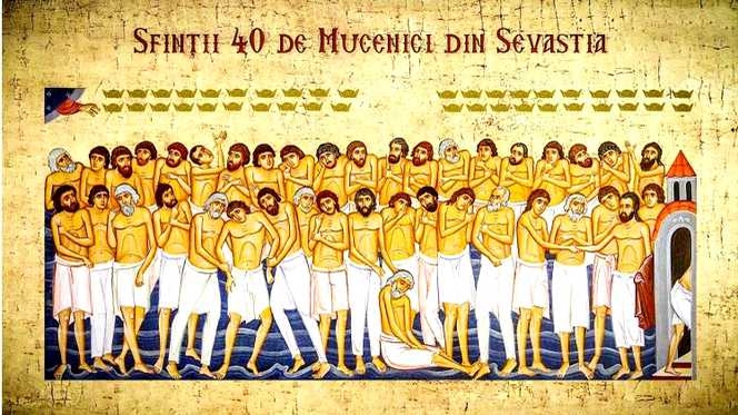 Ce să nu faci de Sfinții 40 de Mucenici, astăzi 9 martie 2019. De ce se beau 40 de pahare