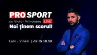 Noi schimbări în grila de video GÂNDUL: ProSport Live se mută la 18.30 iar Marius Tucă Show de la 20.00