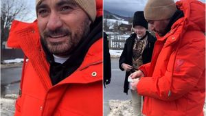 Câţi bani le-a dat Pescobar unor colindători din Sinaia? Internetul a luat "foc": "E grea pielea pe tine"