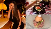 NU este o GLUMĂ! Cât a plătit Ramona Gabor pentru o cină cu 12 feluri de mâncare, în Dubai