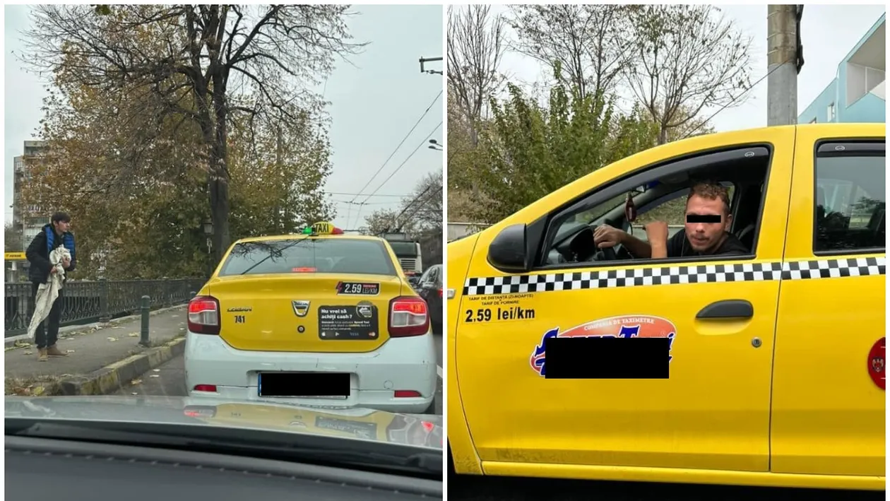 Jos pălăria! Gestul măreț făcut de un taximetrist din București pentru un tânăr fără acoperiș deasupra capului: „O lecție de viață”