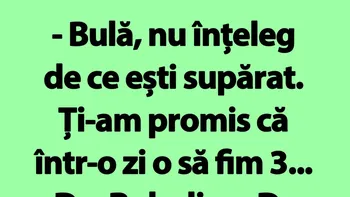 BANC | „Bulă, nu înțeleg de ce ești supărat. Ți-am promis că într-o zi o să fim 3”
