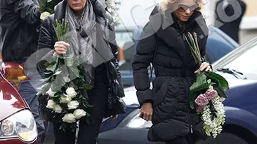 Jojo, sfâşiată de durere la căpătâiul lui Sergiu Nicolaescu! I-a adus o coroană imensă de flori