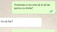 Bancul zilei! Frumoas-o nu vrei să vi să tai porcu cu mine?