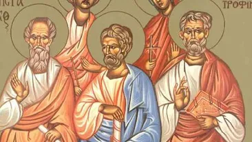 CALENDAR 15 APRILIE: Astăzi săbătorim Sfinţii Apostoli Aristarh, Pud şi Trofim (Denia Acatistului Bunei Vestiri)