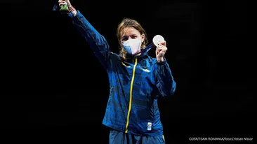 Prima medalie pentru România la Olimpiada de la Tokyo. Ana Maria Popescu a câștigat argintul, în proba de spadă