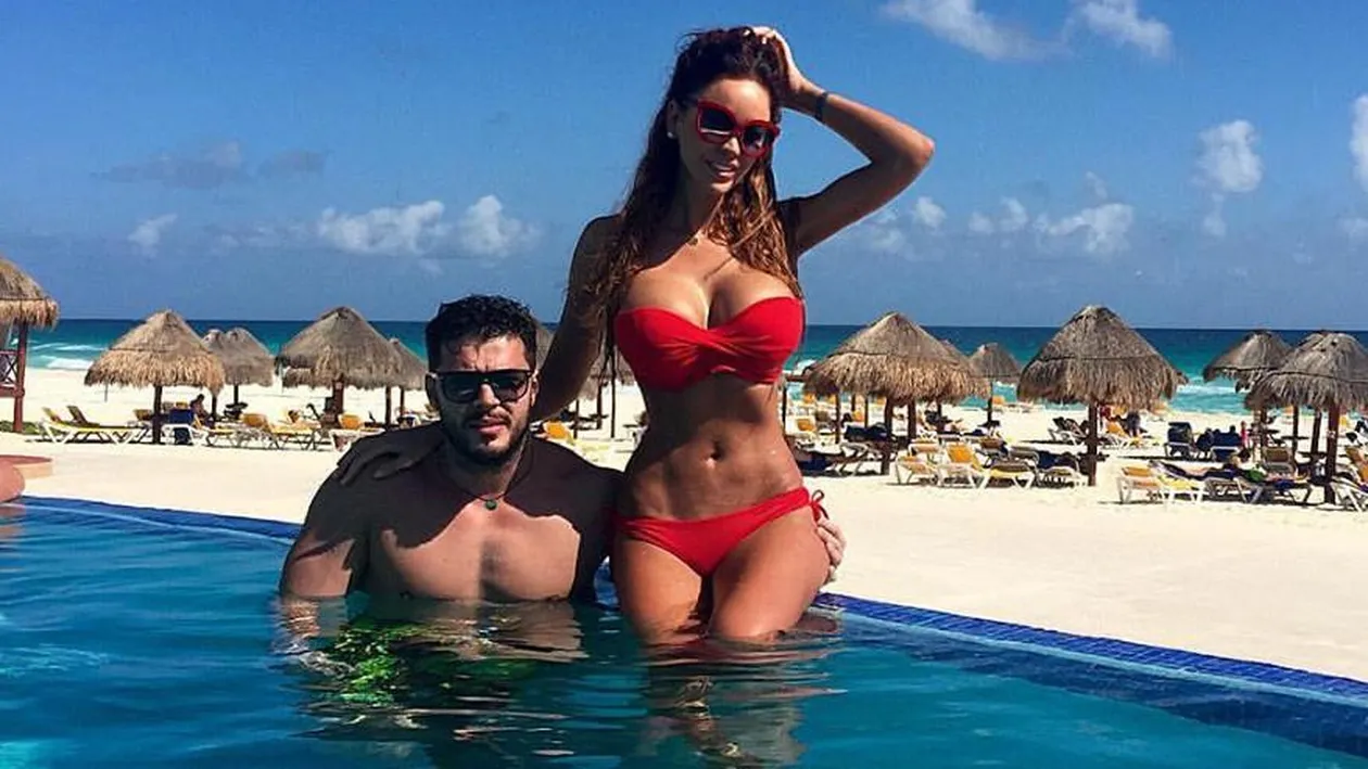 VICTOR SLAV, alături de o roşcată sexy! Pe cine îmbrăţişează iubitul BIANCĂI DRĂGUŞANU