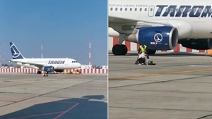 Momente de panică pe Aeroportul Otopeni! O femeie cu un copil mic în brațe a încercat să prindă avionul din mers