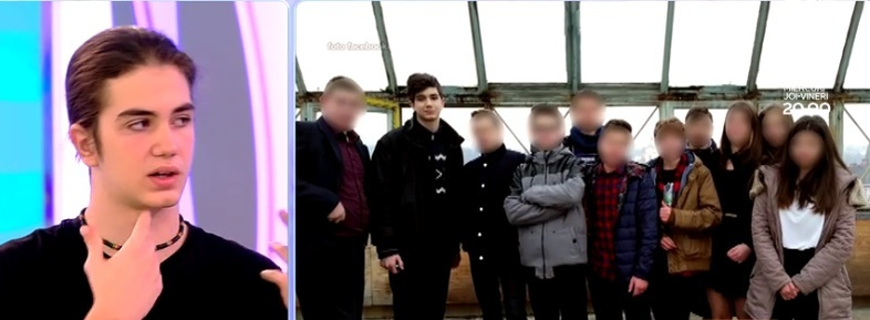 TUDOR, elevul dat afară din şcoală pentru că avea părul prea lung, a venit în DIRECT să-şi spună punctul de vedere!