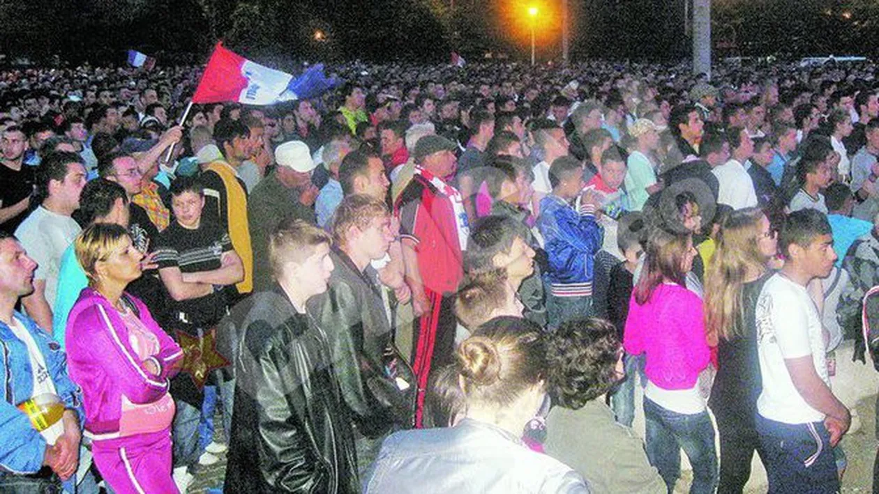 Fanii Otelului  s-au incins pe autocar