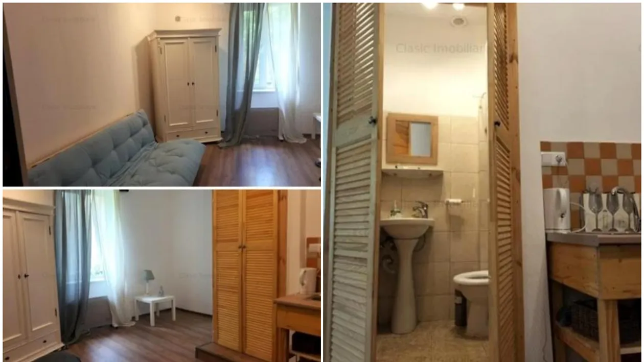 Cum arată cea mai scumpă garsonieră de 16 mp din centrul Clujului. Are toaleta în dulap și costă cât o locuință de lux
