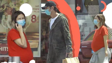 Cum o protejează Radu Vâlcan pe graviduța Adela Popescu + Cele mai noi imagini cu burtica viitoarei mămici