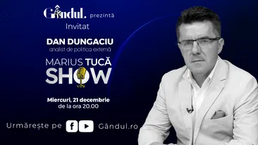 Marius Tucă Show începe miercuri, 21 decembrie, de la ora 20.00, live pe gândul.ro