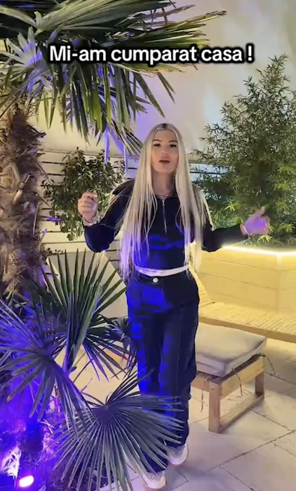 Andreea BLD casă/foto: TikTok