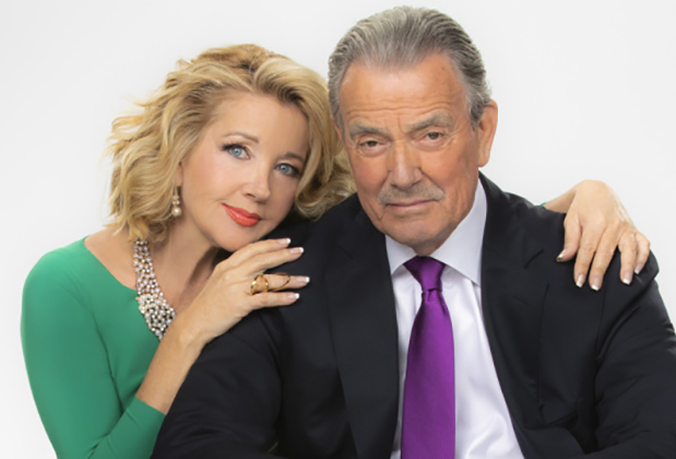 Melody Thomas Scott and Eric Braeden of the CBS series THE YOUNG AND THE RESTLESS, scheduled to air on the CBS Television Network.  Photo: Sonja Flemming/CBS ÃÂ©2018 CBS Broadcasting, Inc. All Rights Reserved