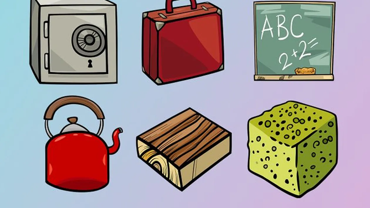 TEST IQ | Unul dintre cele 6 obiecte e diferit de celelalte. Care?