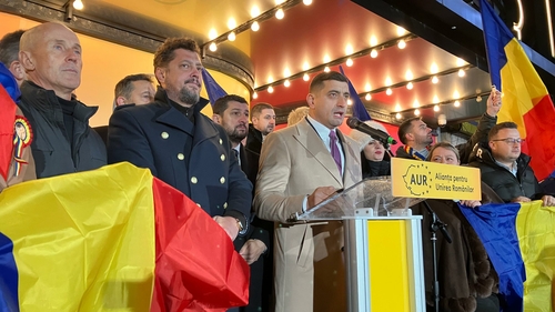 George Simion a recitat Tatăl Nostru, după ce a văzut primele rezultate la alegerile parlamentare: ”Mulțumesc fiecăruia”