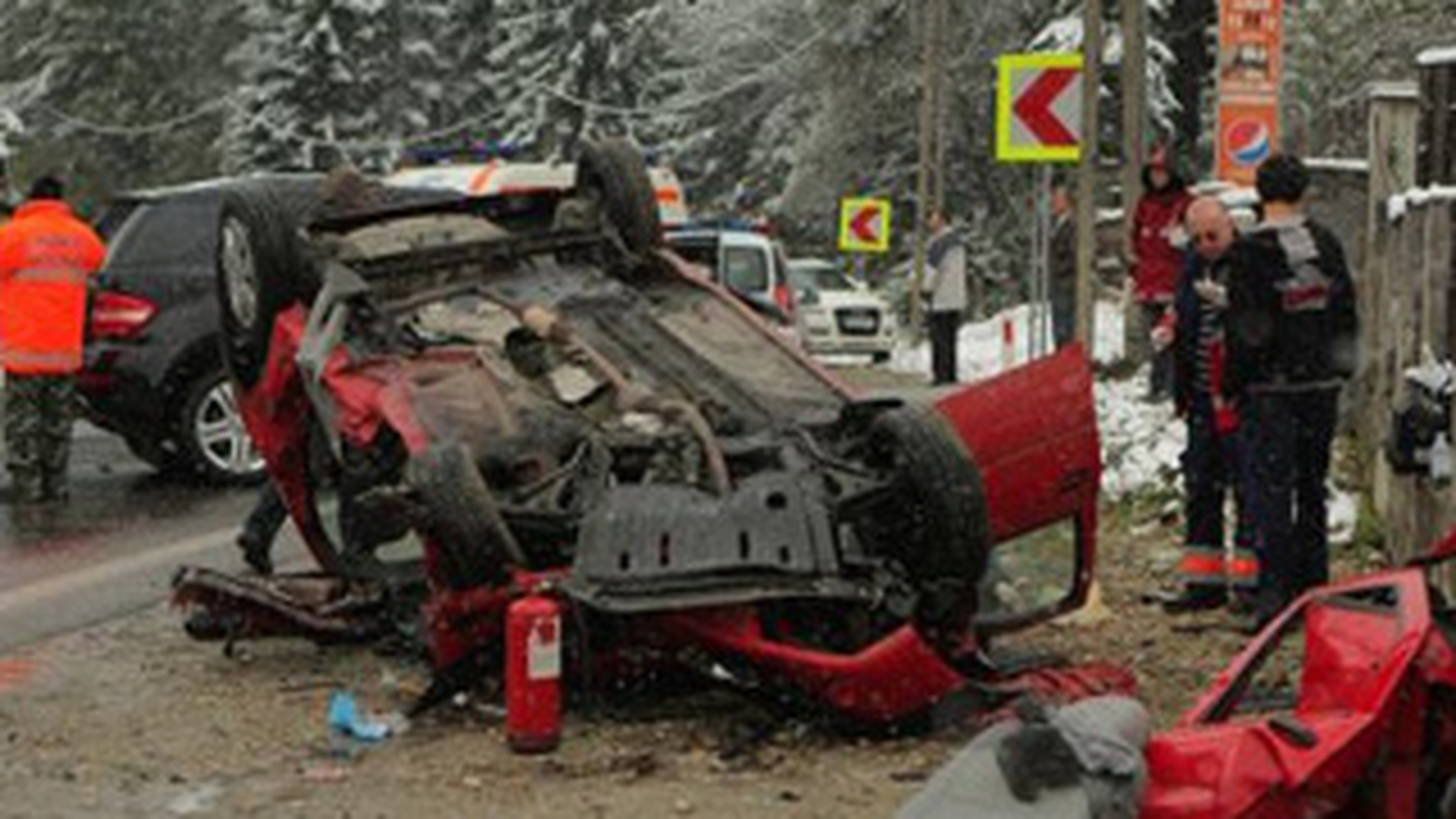 Martor la accident: "Huidu nu a derapat, a intrat in depasire fara sa semnalizeze!"