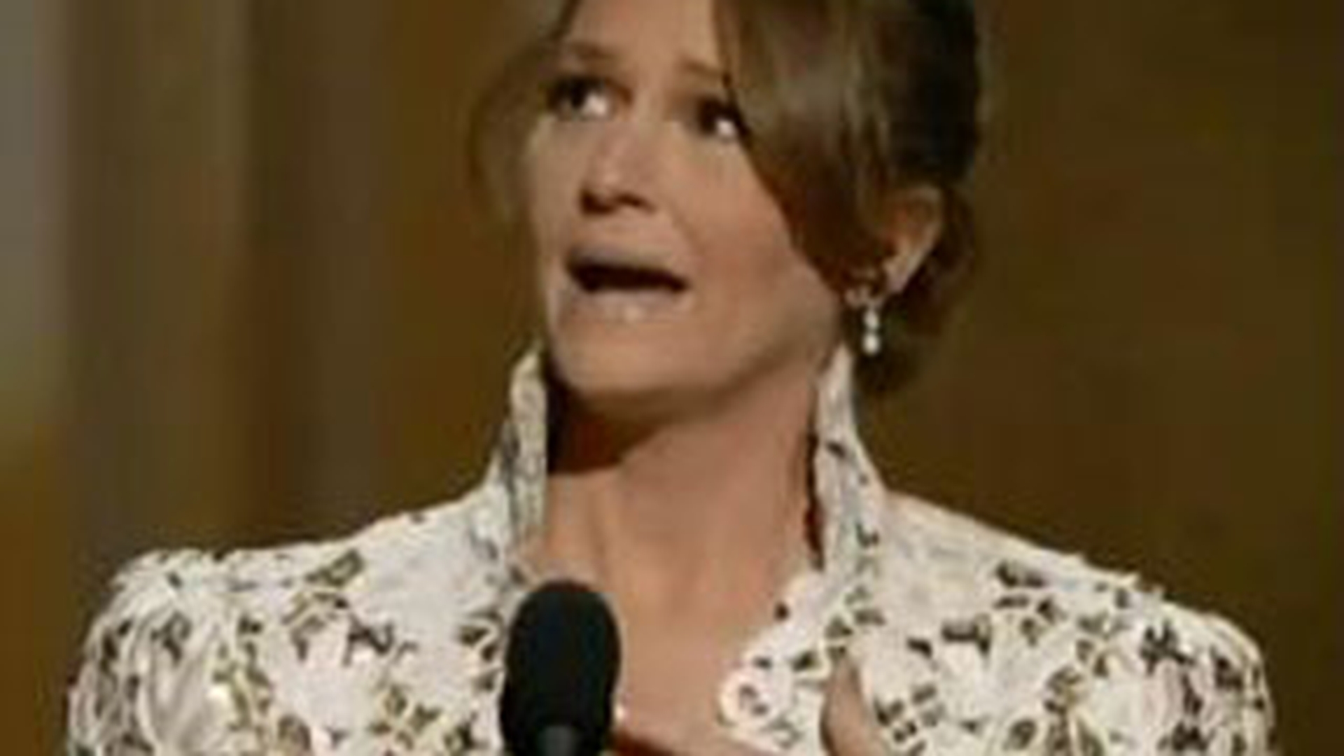 VIDEO Mellisa Leo a injurat in timpul discursului de la Oscar!