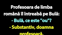 BANC | Bulă, profesoara de limba română și oul