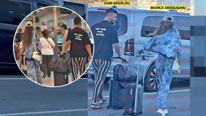 Bianca Drăguşanu şi-a adus iubitul în pragul disperării în aeroport! "Diva supremă" a comis-o, Bădălău a pedepsit-o în avion!