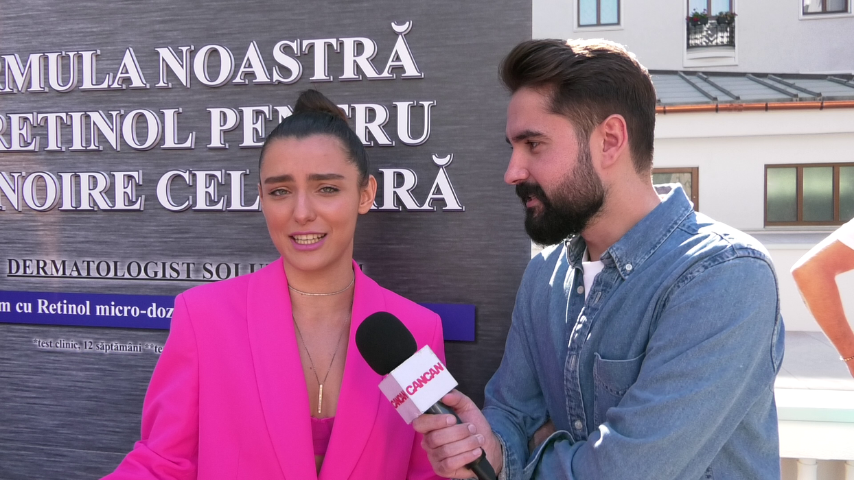 Alexia Eram: "Normal că am simțit o presiune, foarte mare, chiar, dar m-am obișnuit!" (Foto: CANCAN.RO)