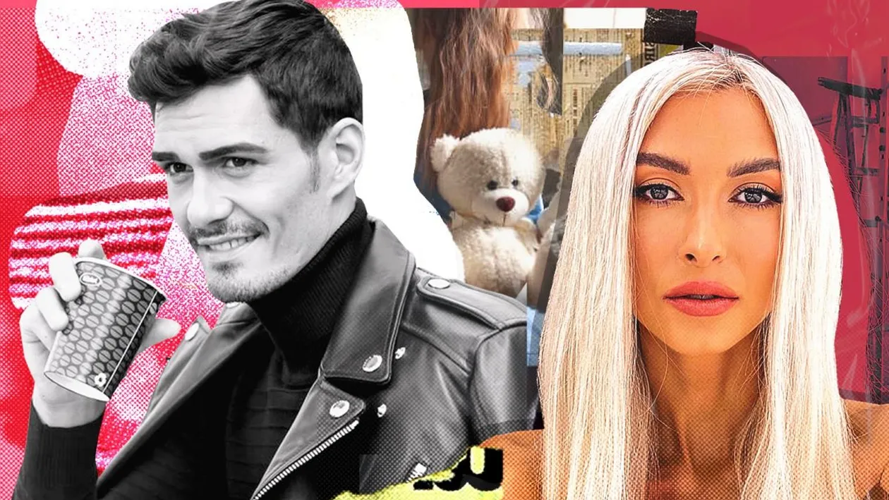 Adreea Bălan a lăsat fetițele în grija lui George Burcea și a plecat la schi cu iubitul