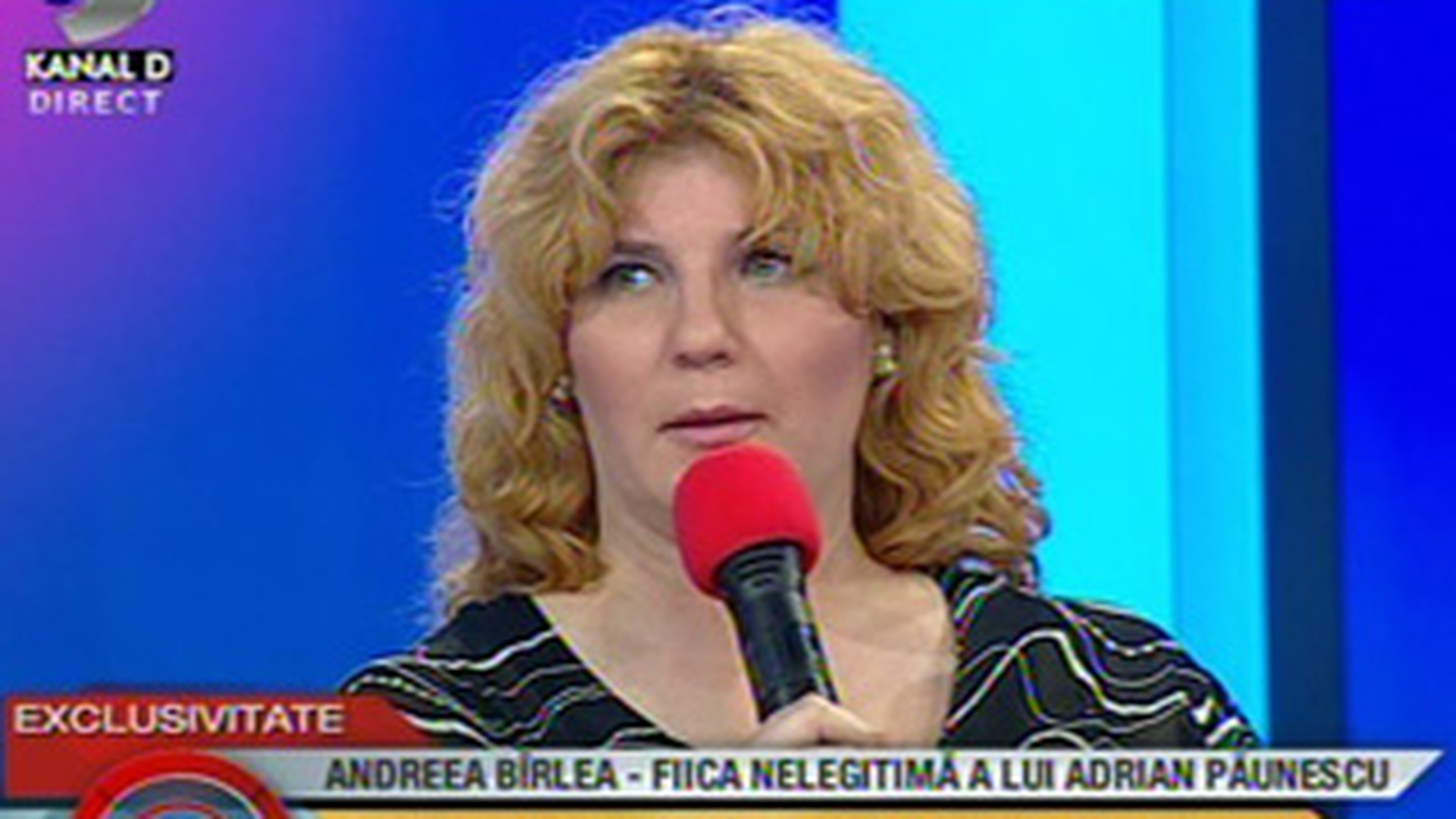 VIDEO Andreea Birlea, presupusa fiica a lui Adrian Paunescu: "O rog pe Ana Maria sa vina pe 8 octombrie sa faca testul ADN"