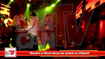 Mazare a facut show pe scena cu Clejanii