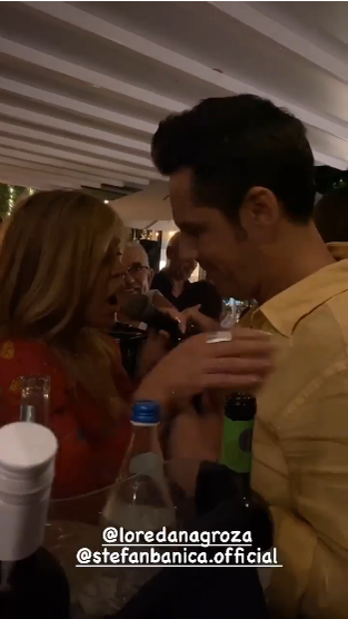 Loredana Groza și Ștefan Bănică Junior au făcut duet la petrecerea lui Dani