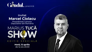Marius Tucă Show începe marți, 12 aprilie, de la ora 20.00, live pe gandul.ro cu o nouă ediție specială