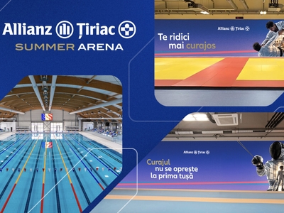 Fundația Țiriac lansează programe gratuite de inițiere în înot, scrimă și judo, la noua locație  Allianz-Țiriac Summer Arena din Otopeni