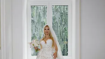 Primele imagini cu Andreea Bălan în rochie de mireasă. Victor Cornea, emoționat în ziua nunții: ”Este cea mai frumoasă zi!”