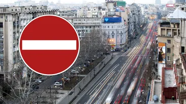 Unde este strada din Bucureşti, care e interzisă total! Nu se poate intra din niciun sens