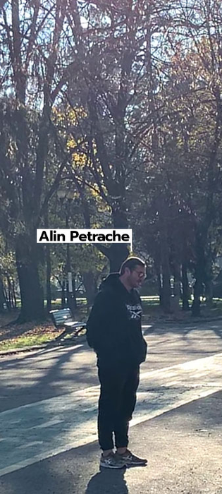 Alin Petrache în parc / Sursă foto: CANCAN.RO
