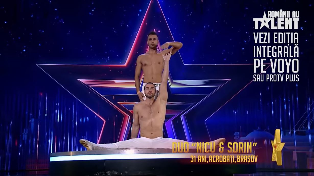 Andra și Alexandra Dinu “s-au duelat” pentru doi acrobați care au făcut un spectacol incendiar la Românii au Talent: “De ce vorbești tu acum?” | VIDEO