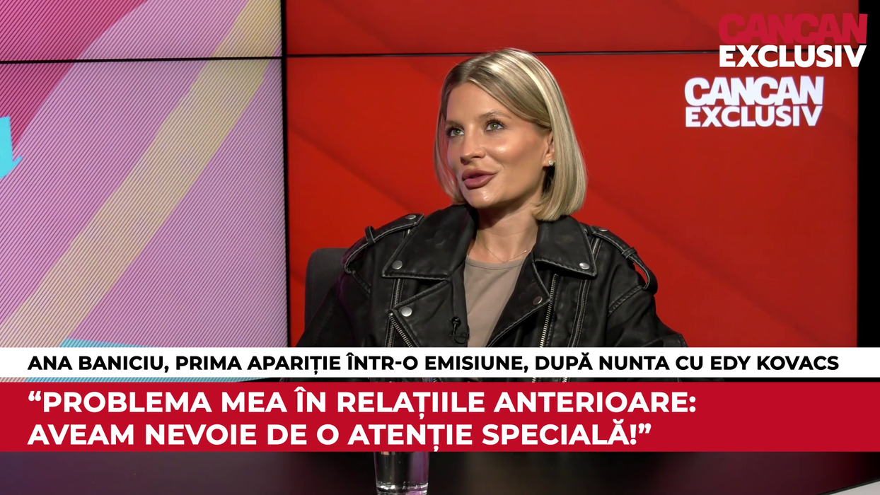 Ana Baniciu-Kovacs a făcut mărturisiri de suflet, în cadrul emisiunii CANCAN EXCLUSIV (Foto: captură video)