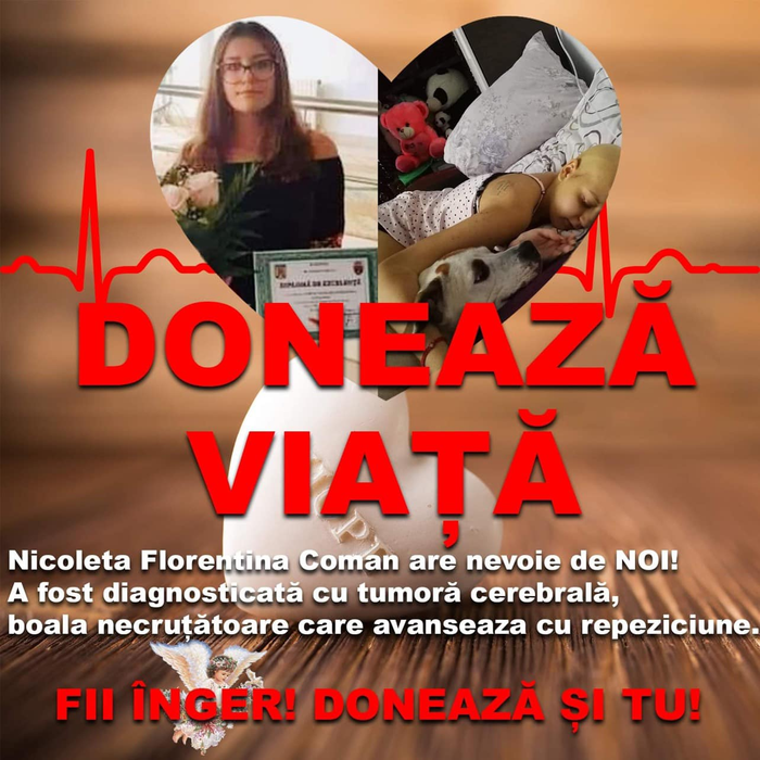George Burcea imploră pentru salvarea unei prietene de 16 ani: “Nico a fost diagnosticată cu tumoră cerebrală”