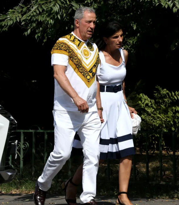 Teia Sponte, alături de soția lui, într-un moment de relaxare
