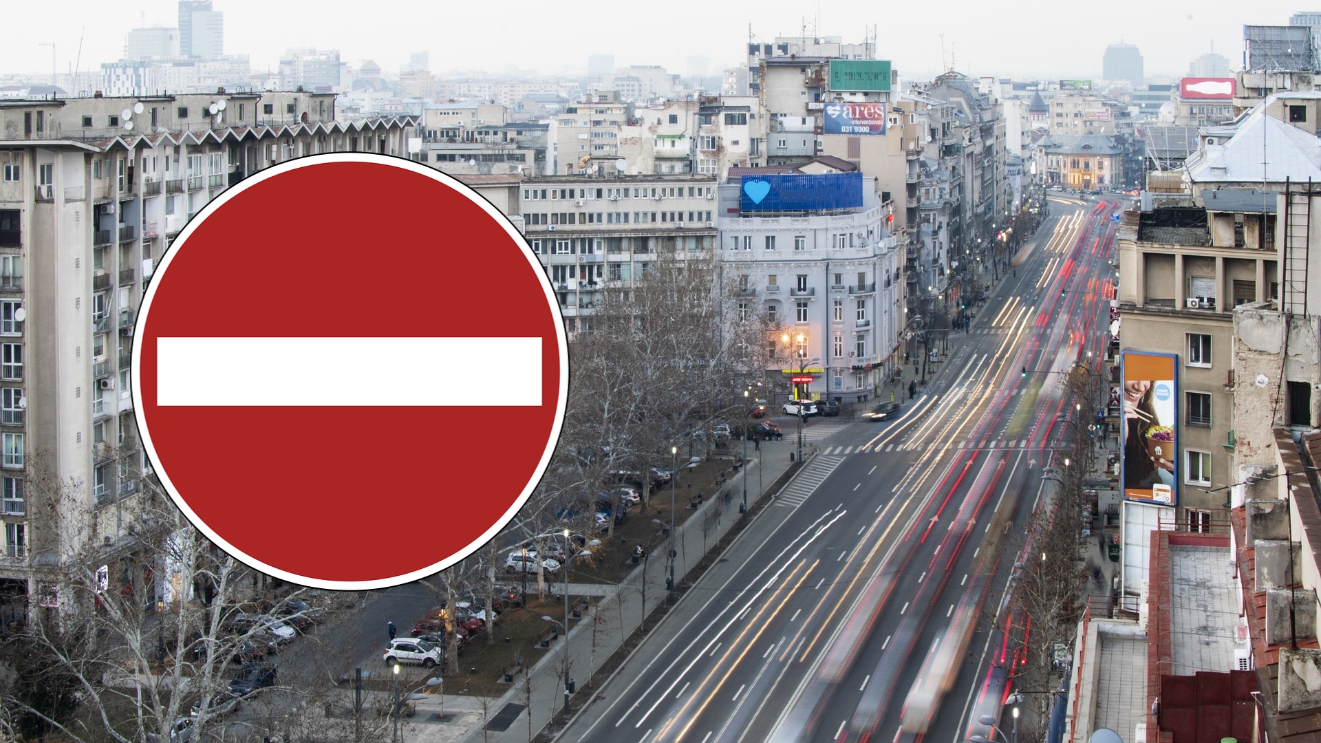Unde este strada din Bucureşti, care e interzisă total! Nu se poate intra din niciun sens
